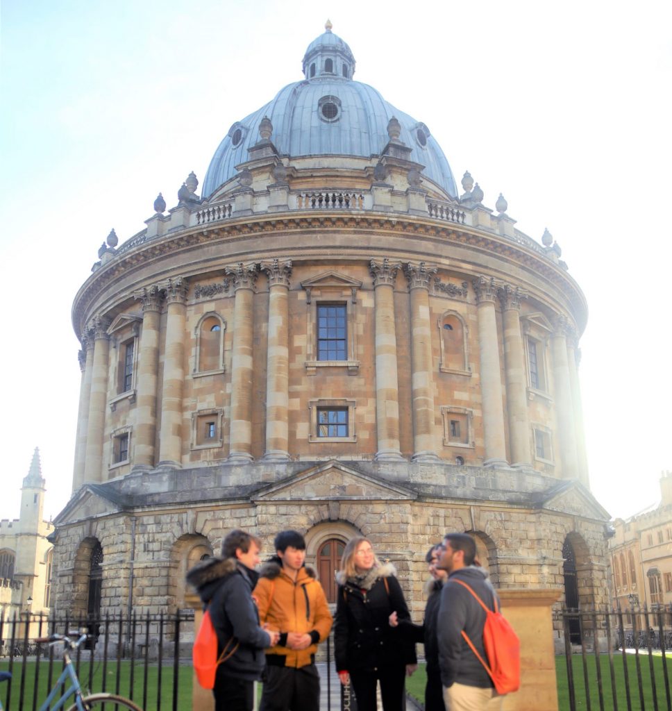 Winter Programme in front of Radcliffe Camera